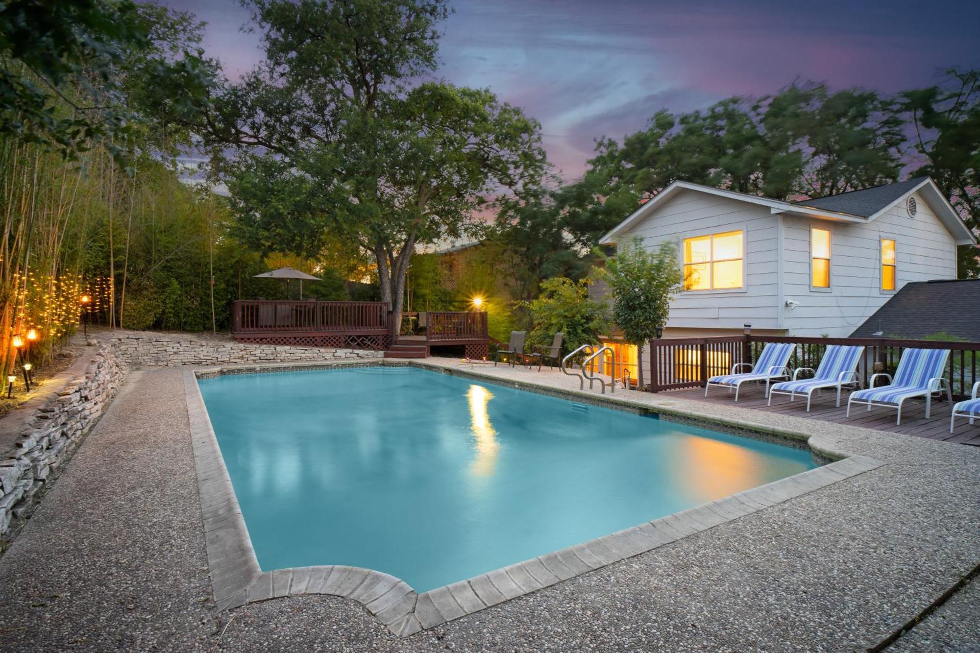 Bamboo Oasis-Relaxing Hot Tub-Family Time Villa San Antonio Buitenkant foto